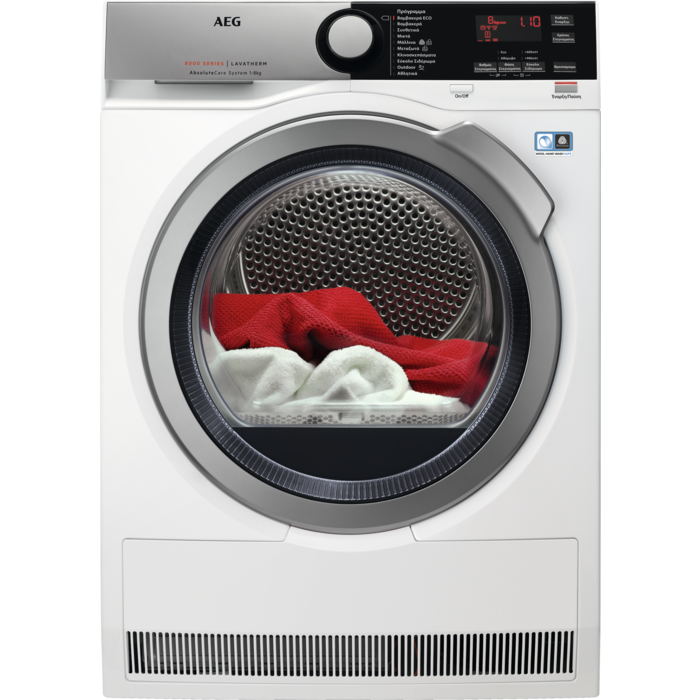 AEG - Στεγνωτήριο με αντλία θερμότητας - T8DEE48SG