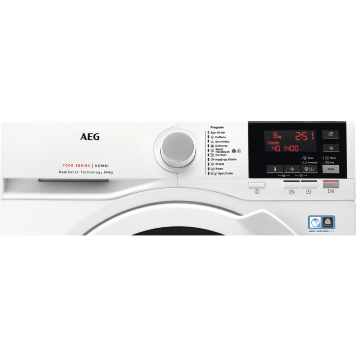 AEG - Ανεξάρτητο πλυντήριο - στεγνωτήριο - L7WBG68W