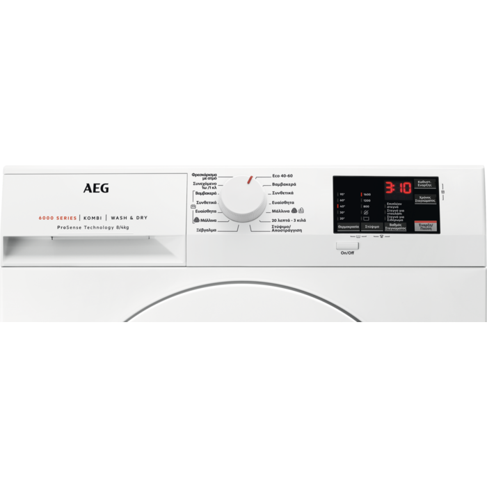AEG - Ανεξάρτητο πλυντήριο - στεγνωτήριο - L6WBJ68WG