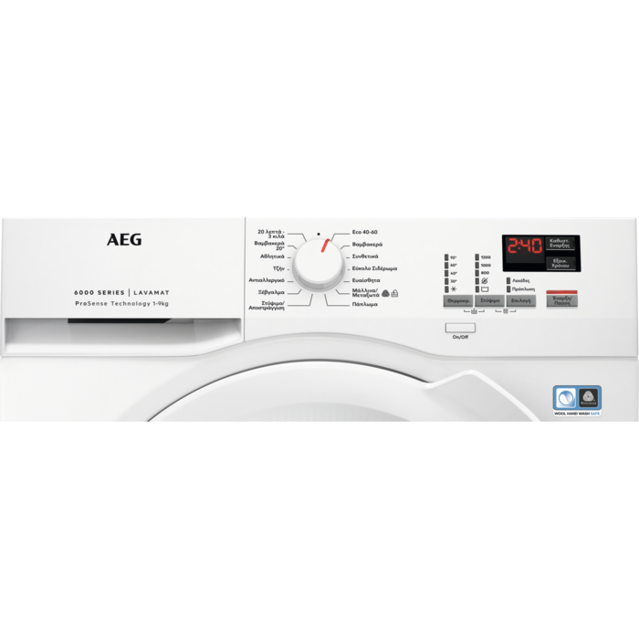 AEG - 9 kg washing machine - L6FEK29IWG