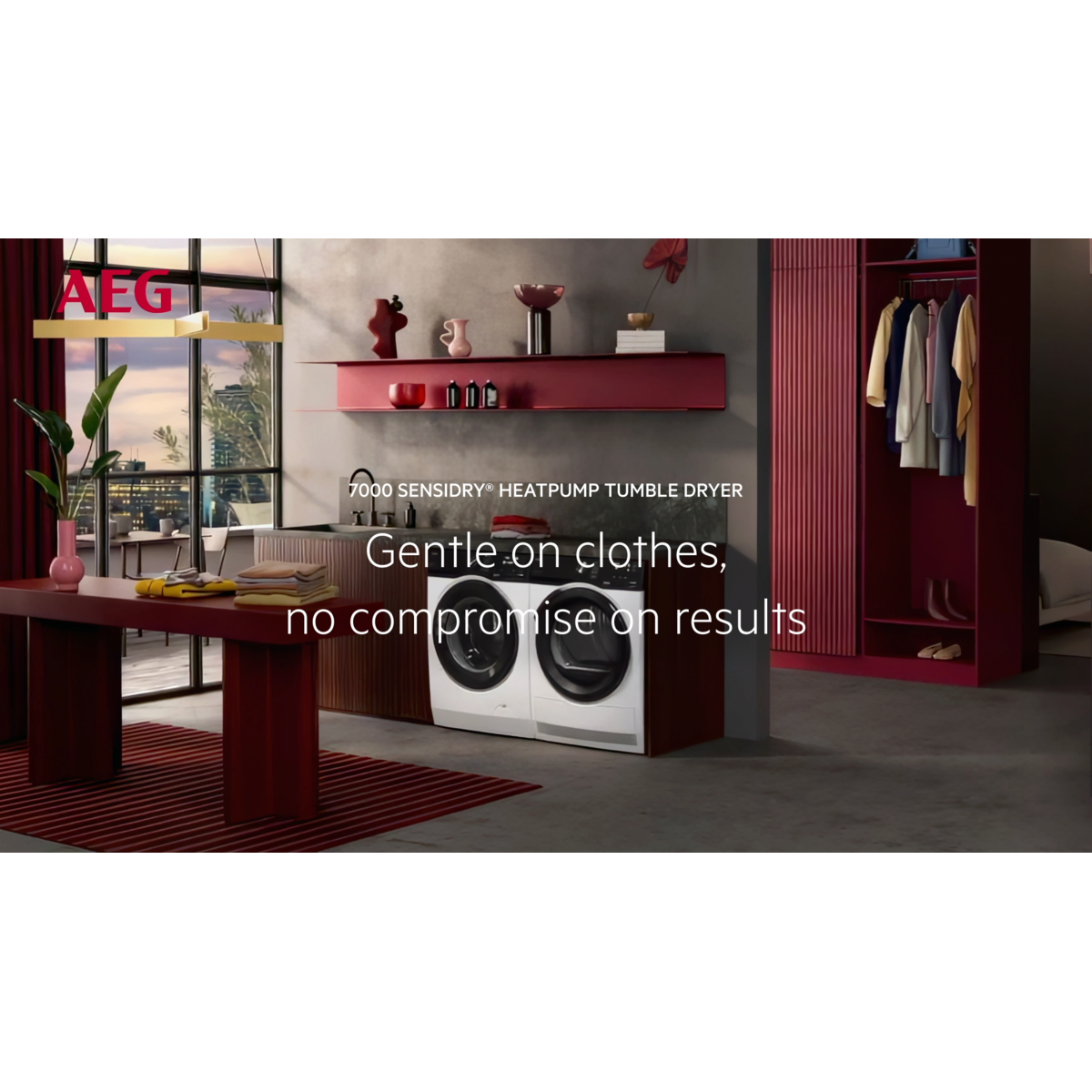 AEG - Στεγνωτήριο με αντλία θερμότητας - TR7G8BG