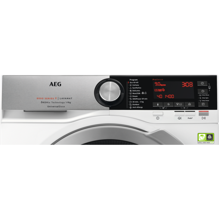 AEG - Πλυντήριο ρούχων εμπρόσθιας φόρτωσης - L8FEC69PS
