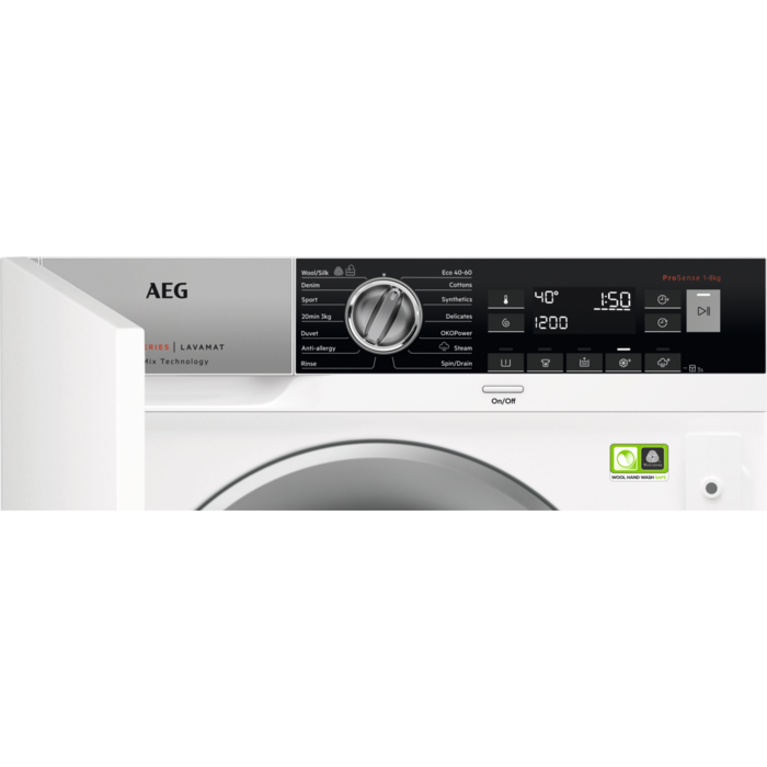 AEG - 8 kg washing machine - L8FBE48SI