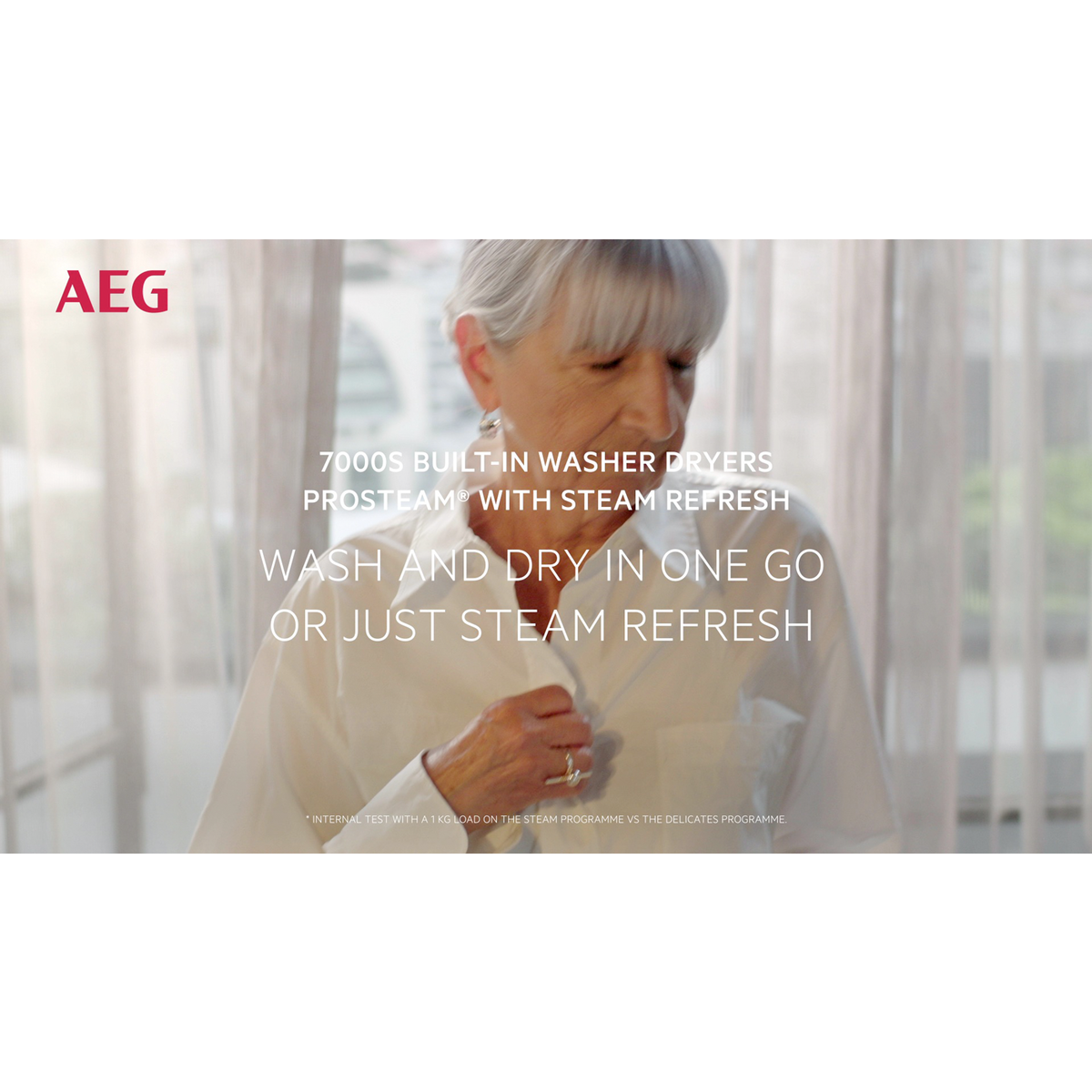 AEG - Ανεξάρτητο πλυντήριο - στεγνωτήριο - LWR73166OE