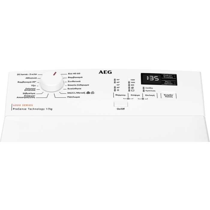 AEG - Πλυντήριο ρούχων άνω φόρτωσης - LTR6K271G