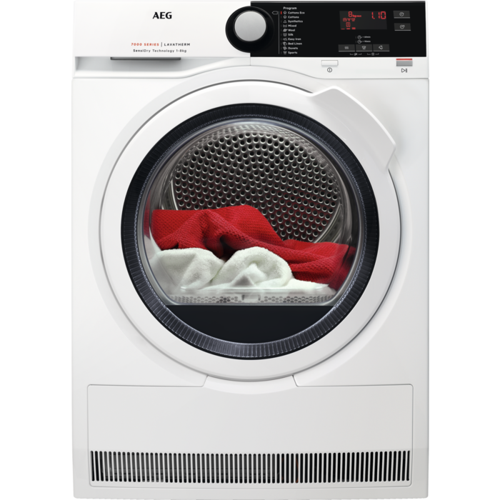 AEG - Στεγνωτήριο με αντλία θερμότητας - T7DBE48W