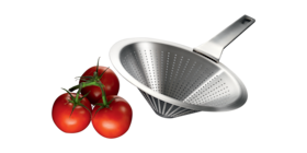 Το Κωνικό Σουρωτήρι της σειράς Gourmet Range και ντομάτες