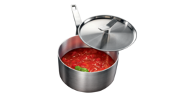 Το κατσαρολάκι της σειράς Gourmet Range με φρούτα που σιγοβράζουν στο εσωτερικό του
