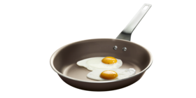 Το αντικολλητικό τηγάνι της σειράς Gourmet Range τηγανίζει αυγά