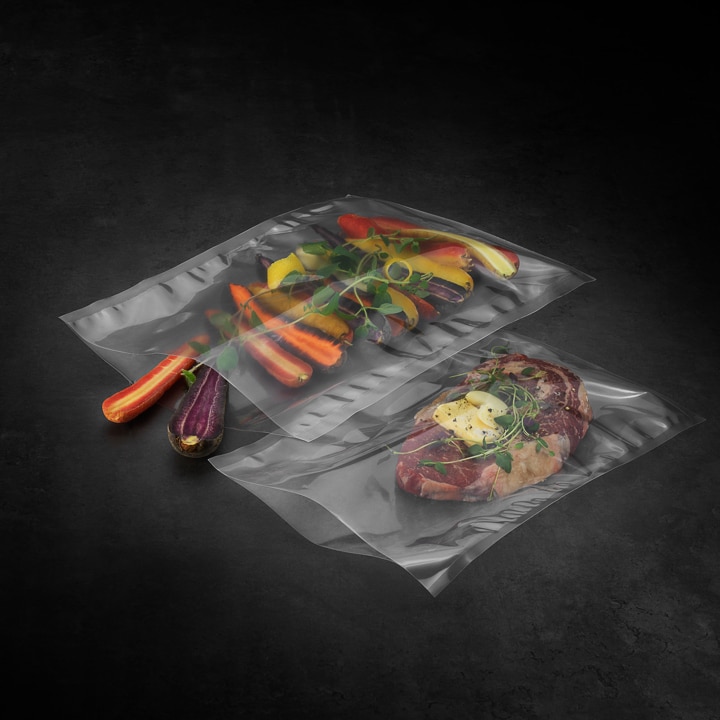 Κολοκύθα σε μια σακούλα sous vide