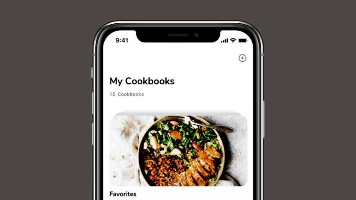 In-app βιβλίο μαγειρικής