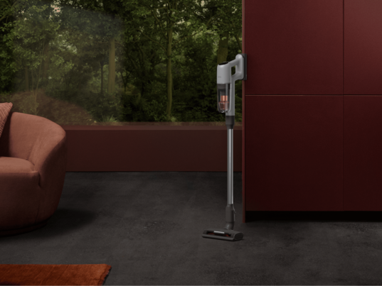 Vacuum on floor